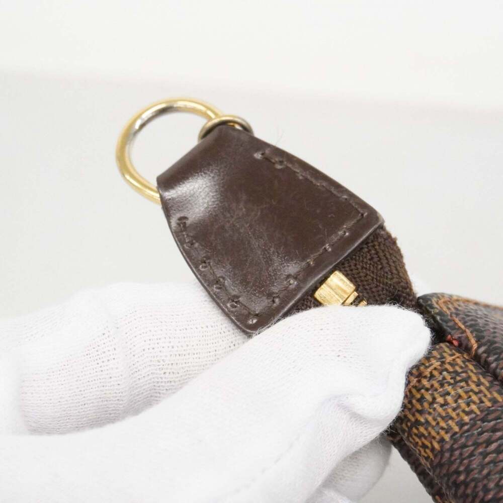 LOUIS VUITTON Brown Damier Pochette Pouch - Picture 7 of 11